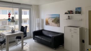 Ferienwohnung Wangerooge mit Meerblick