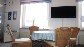 Ferienwohnung Wangerooge direkt am Strand mit Meerblick